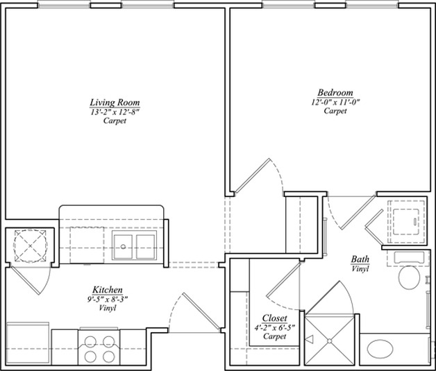 Floor Plans for Uptown Place Apartments